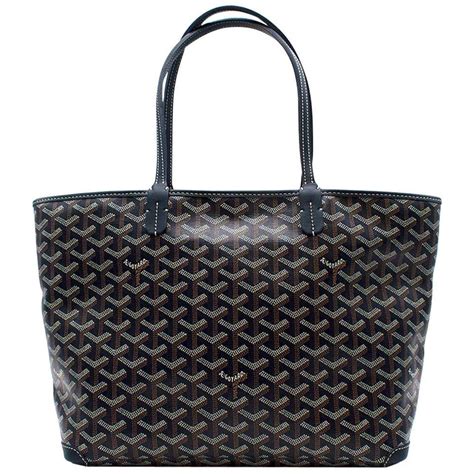 navy goyard bag|goyard artois bag price.